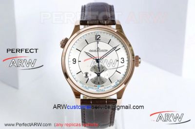 TF Factory Jaeger LeCoultre Master Geographic Sector Dial Rose Gold Case 42mm Copy 939B1 Automatic Watch